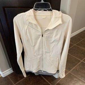 Lululemon crème with grey trim jacket